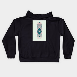 Geometric Totempole Poster II Kids Hoodie